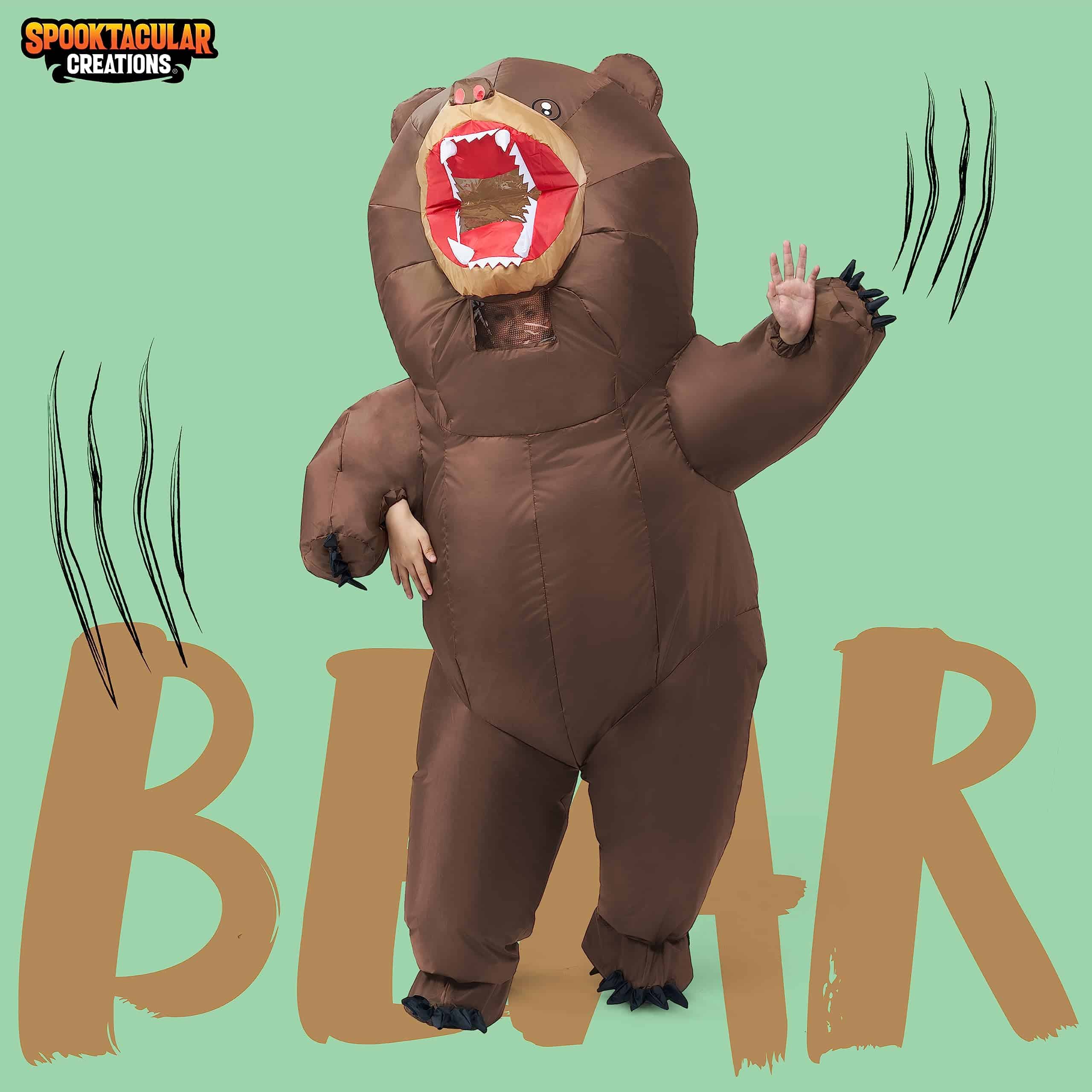 Disfraz Inflable Spooktacular Creations, Traje de Oso - Imagen 3