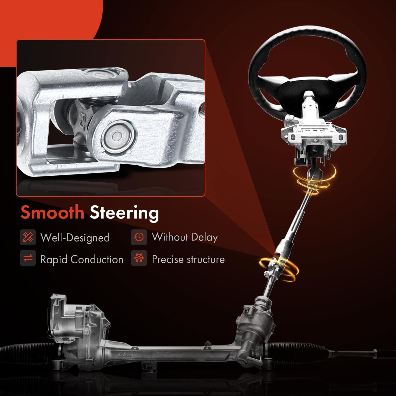 Eje de dirección de columna de dirección A-Premium - Imagen 8