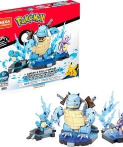 Set de Construcción MEGA Pokémon Squirtle Evolution con 379