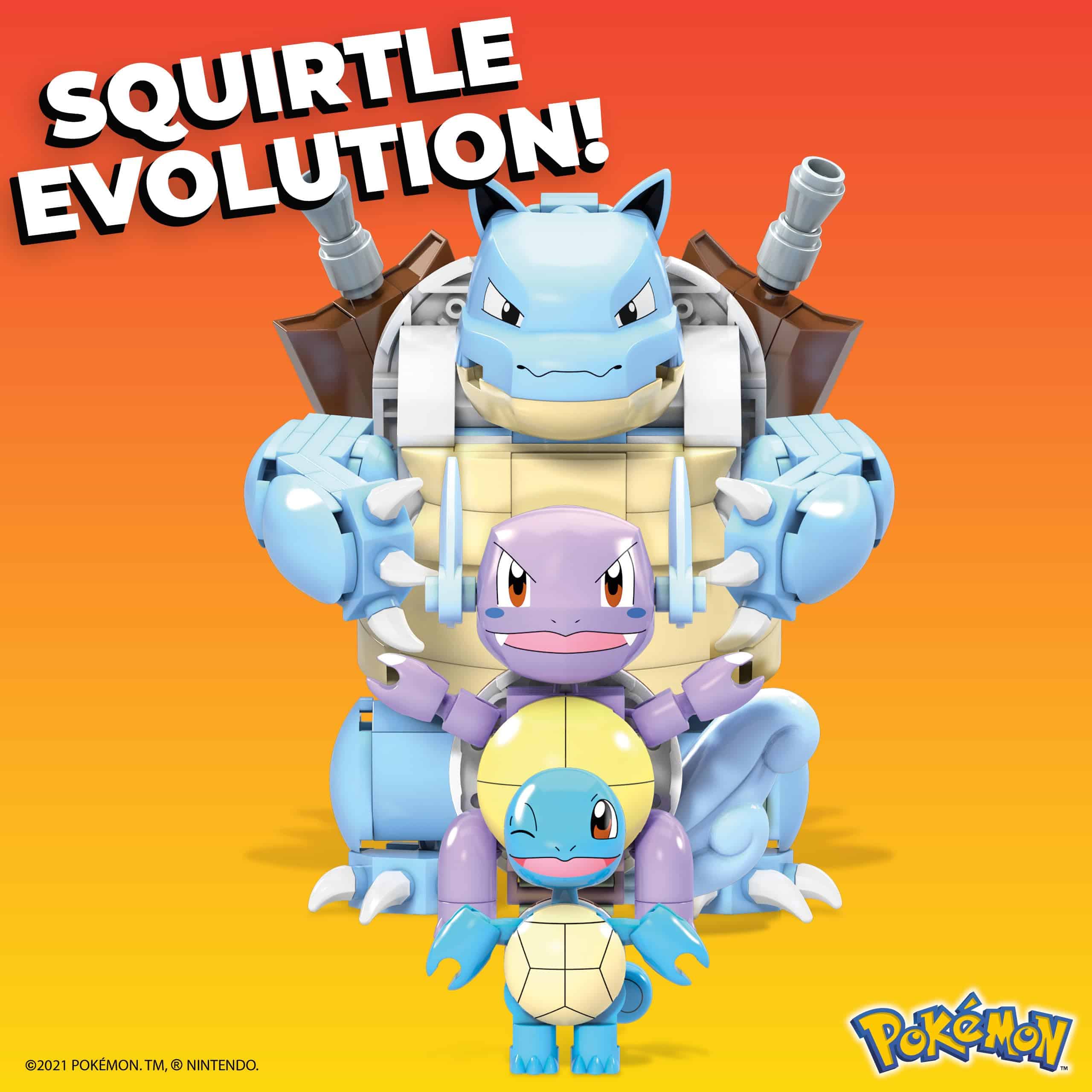 Set de Construcción MEGA Pokémon Squirtle Evolution con 379 - Imagen 5