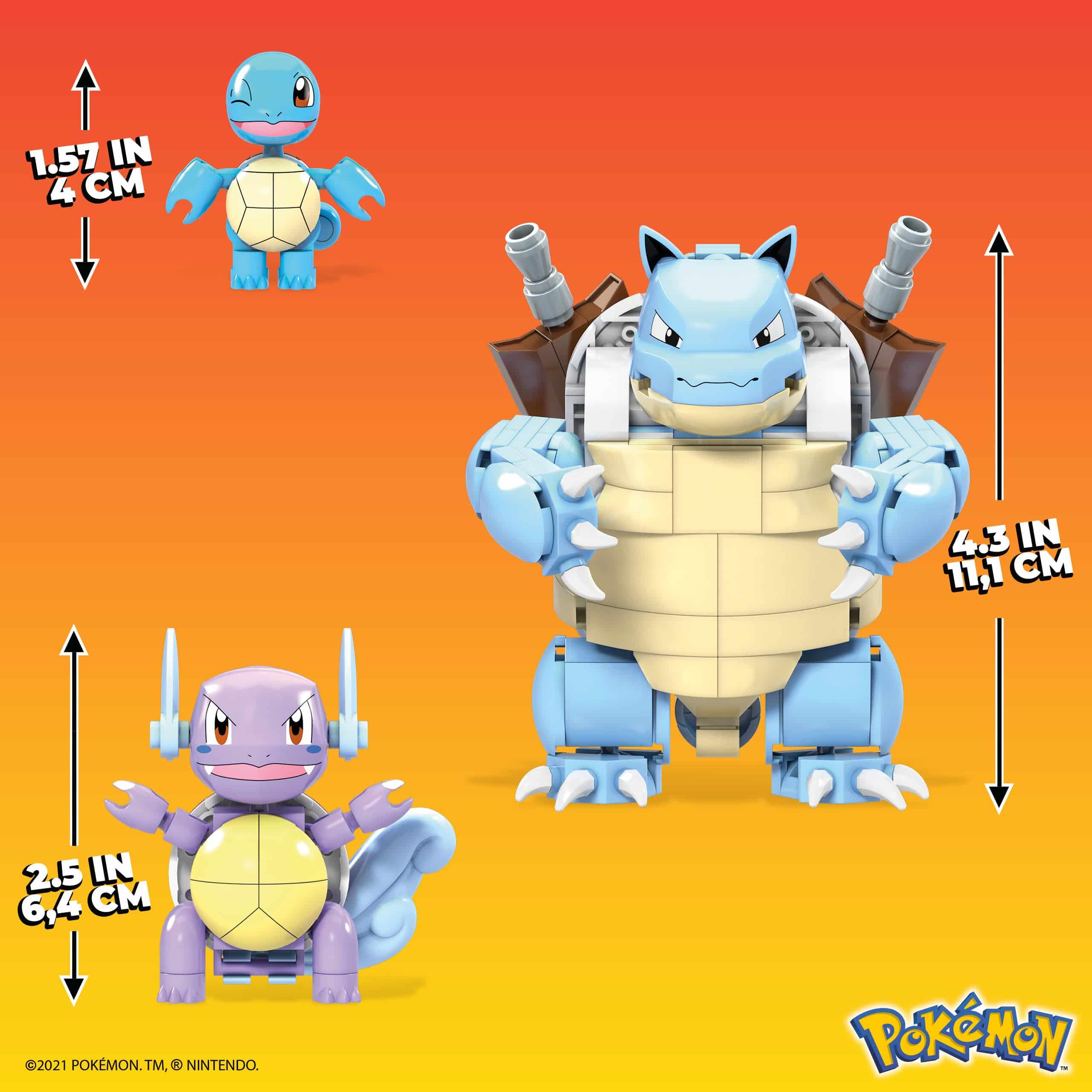 Set de Construcción MEGA Pokémon Squirtle Evolution con 379 - Imagen 7