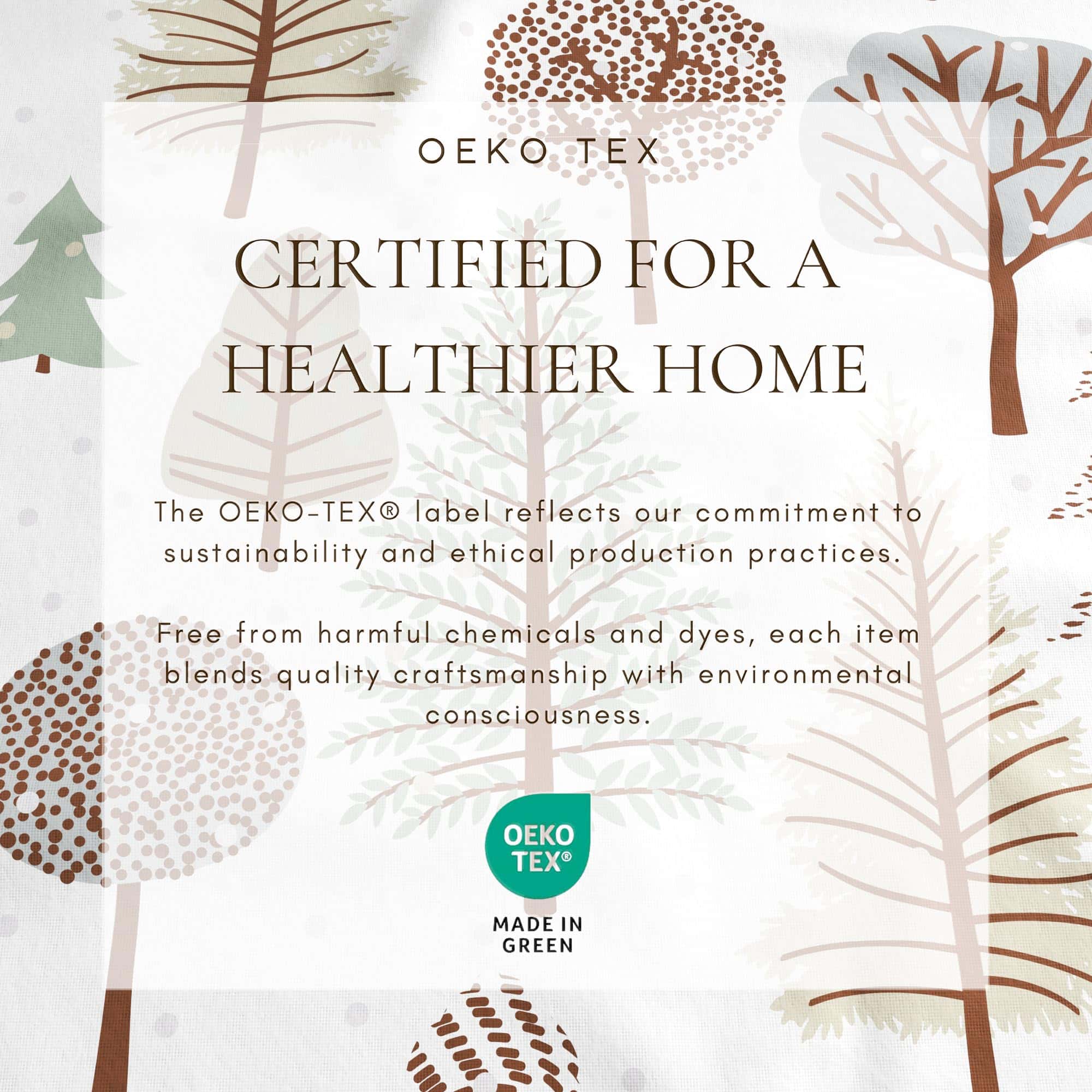 Juego de sábanas de franela Great Bay Home -Bosque nevado - Imagen 6