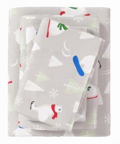 Juego de sábanas de franela Great Bay Home tamaño -Osos Pola