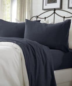 Juego de sábanas King de 4 piezas de algodón mezclado de