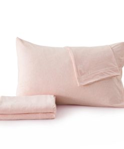 Juego de sábanas King Rosado de 4 piezas de Jersey Knit