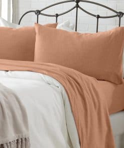 Juego de Sábanas de 4 Piezas King de Jersey de Algodón