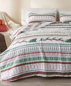 Juego de Colcha Navideña de 2 Piezas Great Bay Home con