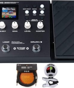 Pedal de Efectos Multi NUX MG-300 Briskdrop Bundle con