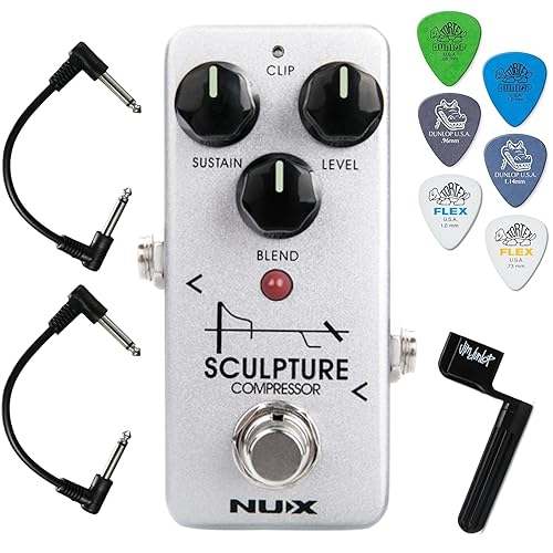 NUX Sculpture NCP-2 Mini Pedal de Efectos Compresor con 2
