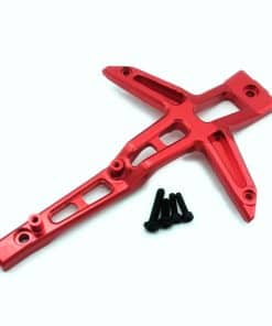 Soporte de Chasis Superior Delantero de Aluminio Rojo para
