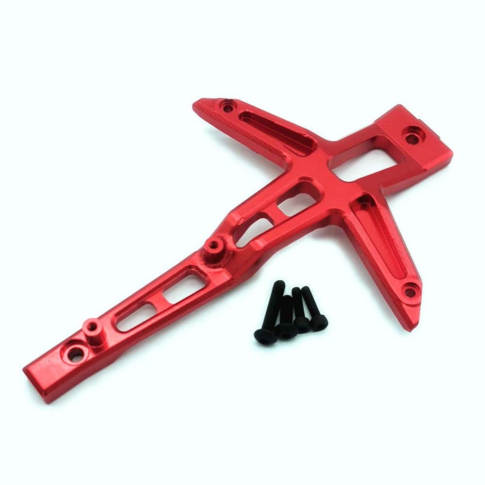 Soporte de Chasis Superior Delantero de Aluminio Rojo para