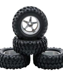 Ruedas de Goma 4 uds y Neumáticos 12mm RC 1.9 Pulgadas