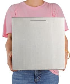 Alcancía para Adultos, la más grande de Acero Inoxidable,