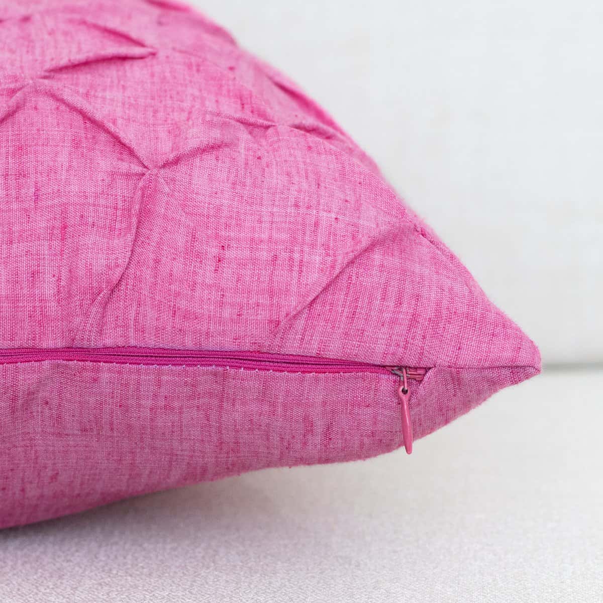 Fundas de Cojín Fuchsia Pink de The White Petals - Lino - Imagen 4