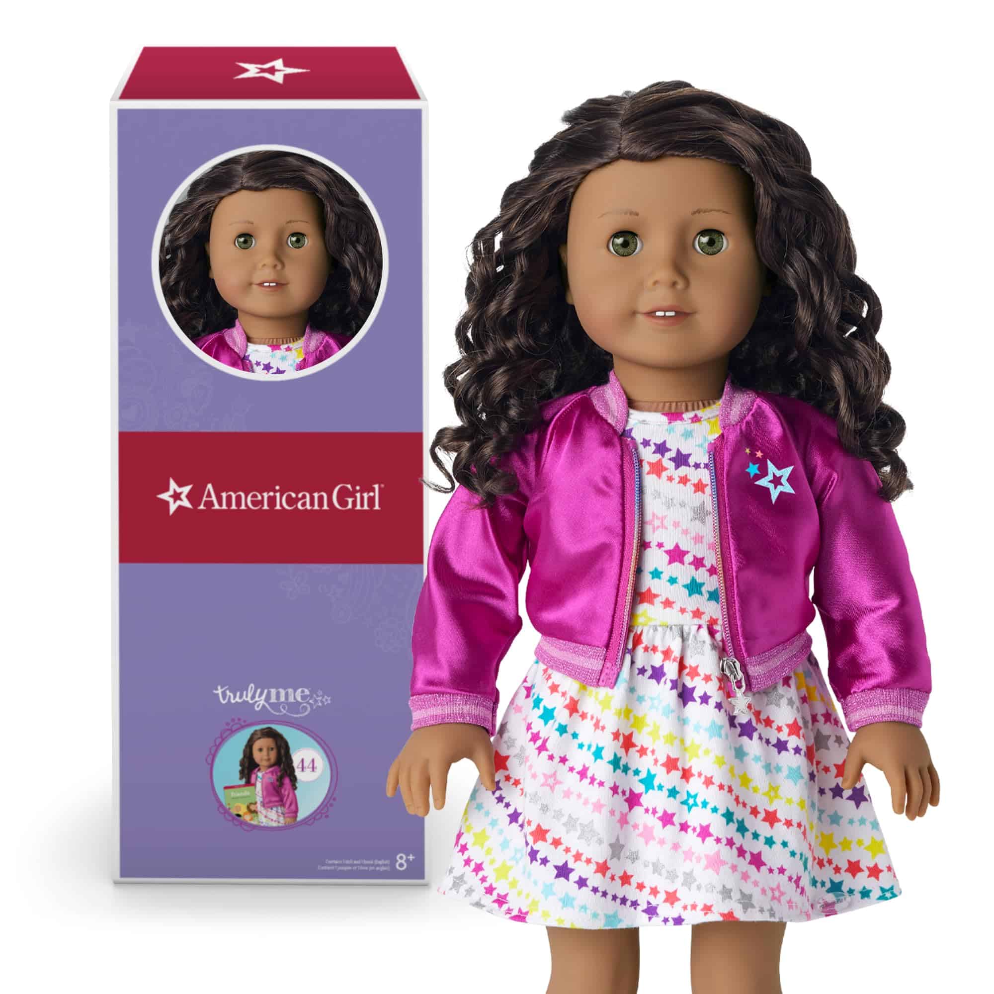 Muñeca American Girl Truly Me de 18 pulgadas #44 con ojos