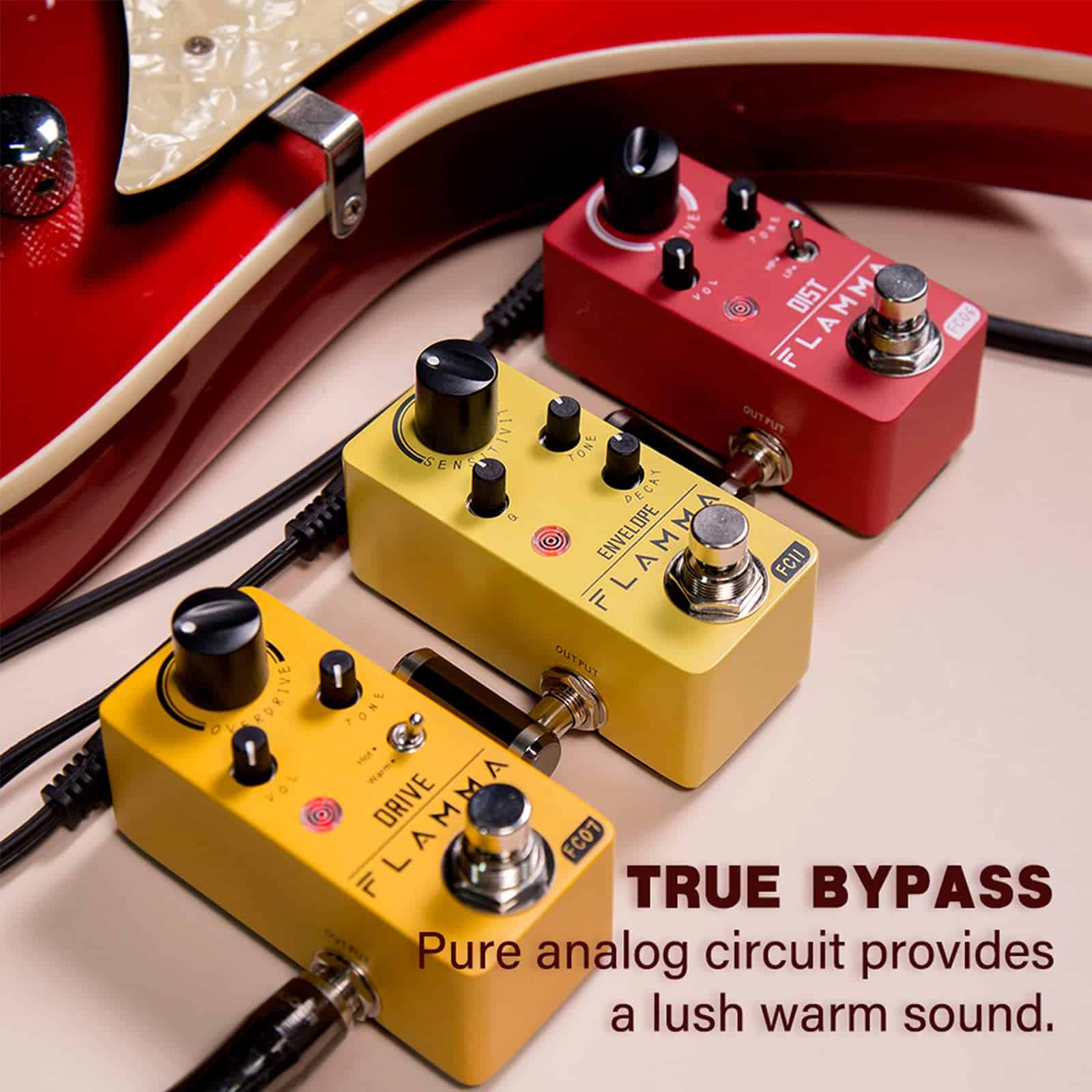 Pedal de Wah Auto FLAMMA FC11 Pedal de Efectos de Guitarra - Imagen 7