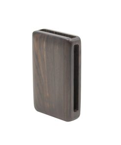 Carcasa de llave a distancia de madera negra lisa hecha a