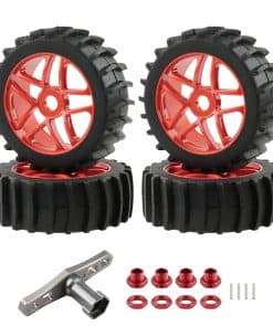 Rchobbytop 4pcs 1/8 Buggy Off Road Neumáticos 17mm
