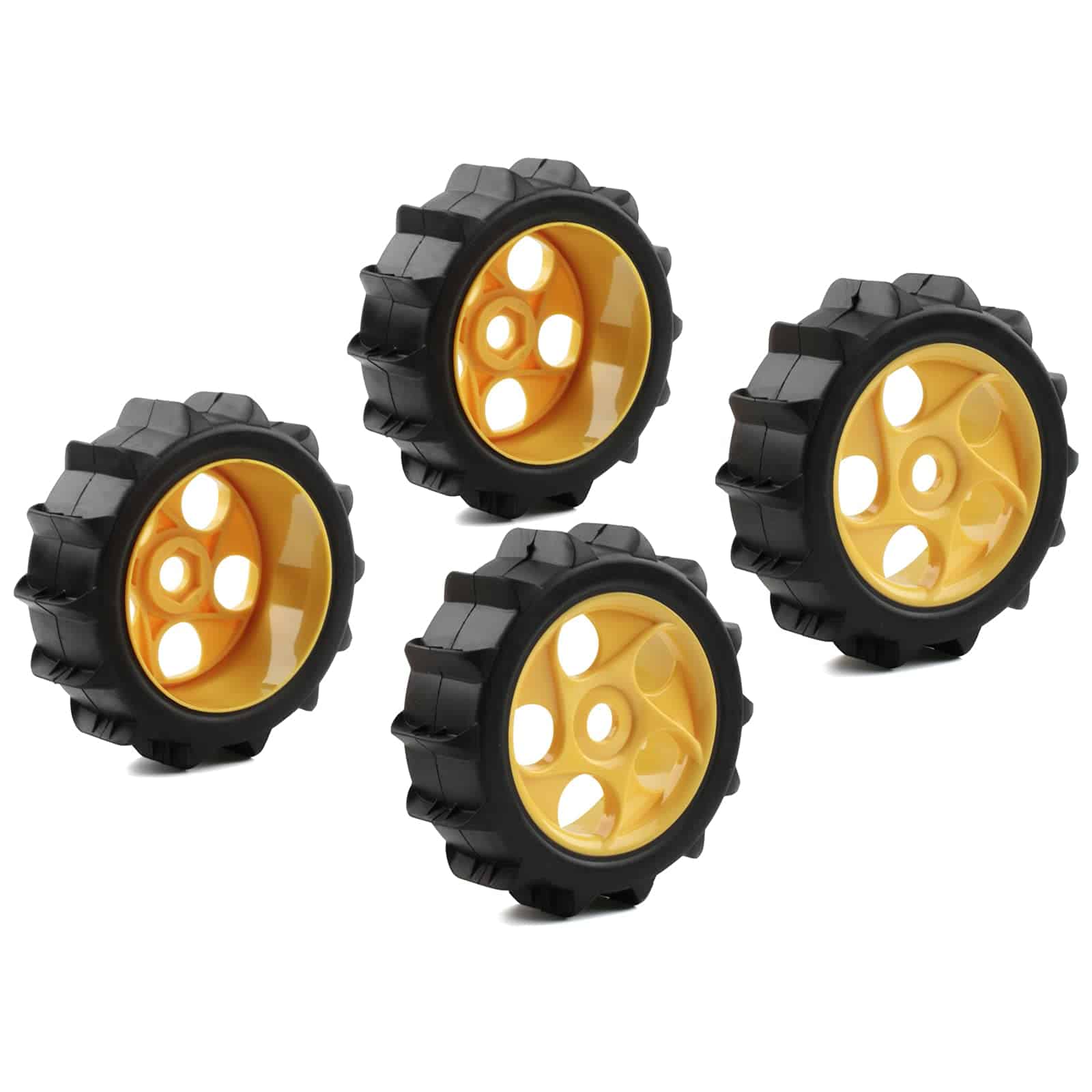 Rchobbytop 4pcs 1:8 Neumáticos & Ruedas para Buggy 17mm