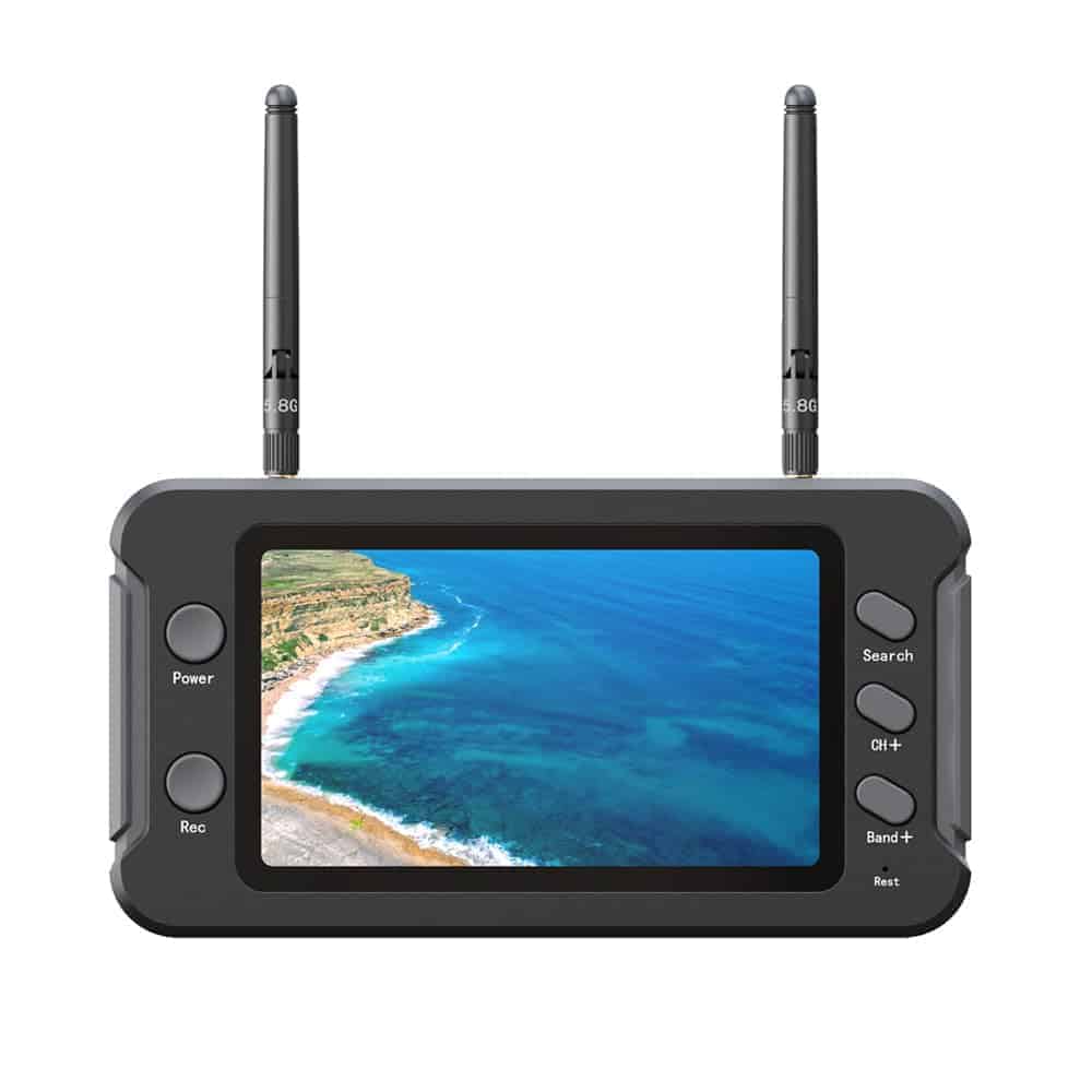 Monitor FPV SoloGood 4.3" con DVR 40CH 800 x 480 IPS