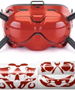 Skin WRAPGRADE Compatible con DJI FPV Goggles V2 (Rojo