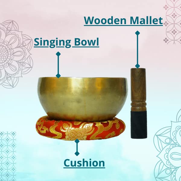 Tibetan Healing Singing Bowl - Hecho a mano, Para - Imagen 4