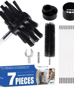Bluesea 7 Piezas 40 Pies Kit Limpiador de Conductos de