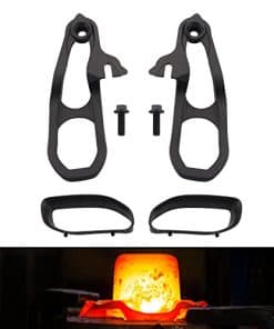 Ganchos de Remolque Delanteros Izquierdo y Derecho Negro de