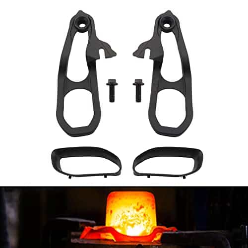 Ganchos de Remolque Delanteros Izquierdo y Derecho Negro de