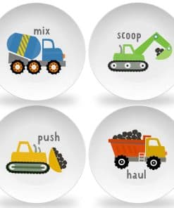 Platos de Construcción para Niños - Juego de 4 Platos de