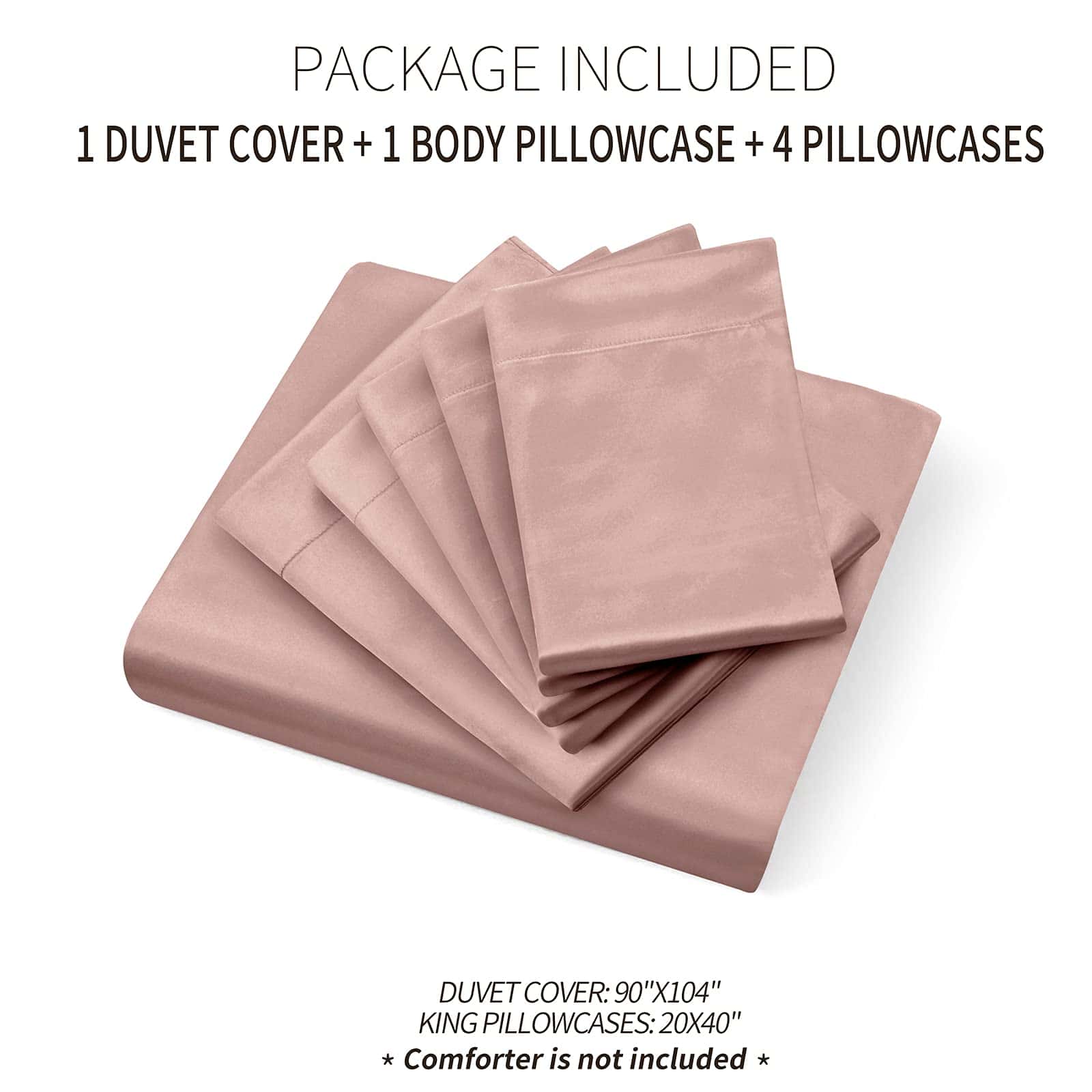 Juego de Funda Nórdica de Satén Ersmak de 6 -Champagne - Imagen 7