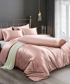 Juego de Funda Nórdica de Satén Ersmak de 6 -Champagne