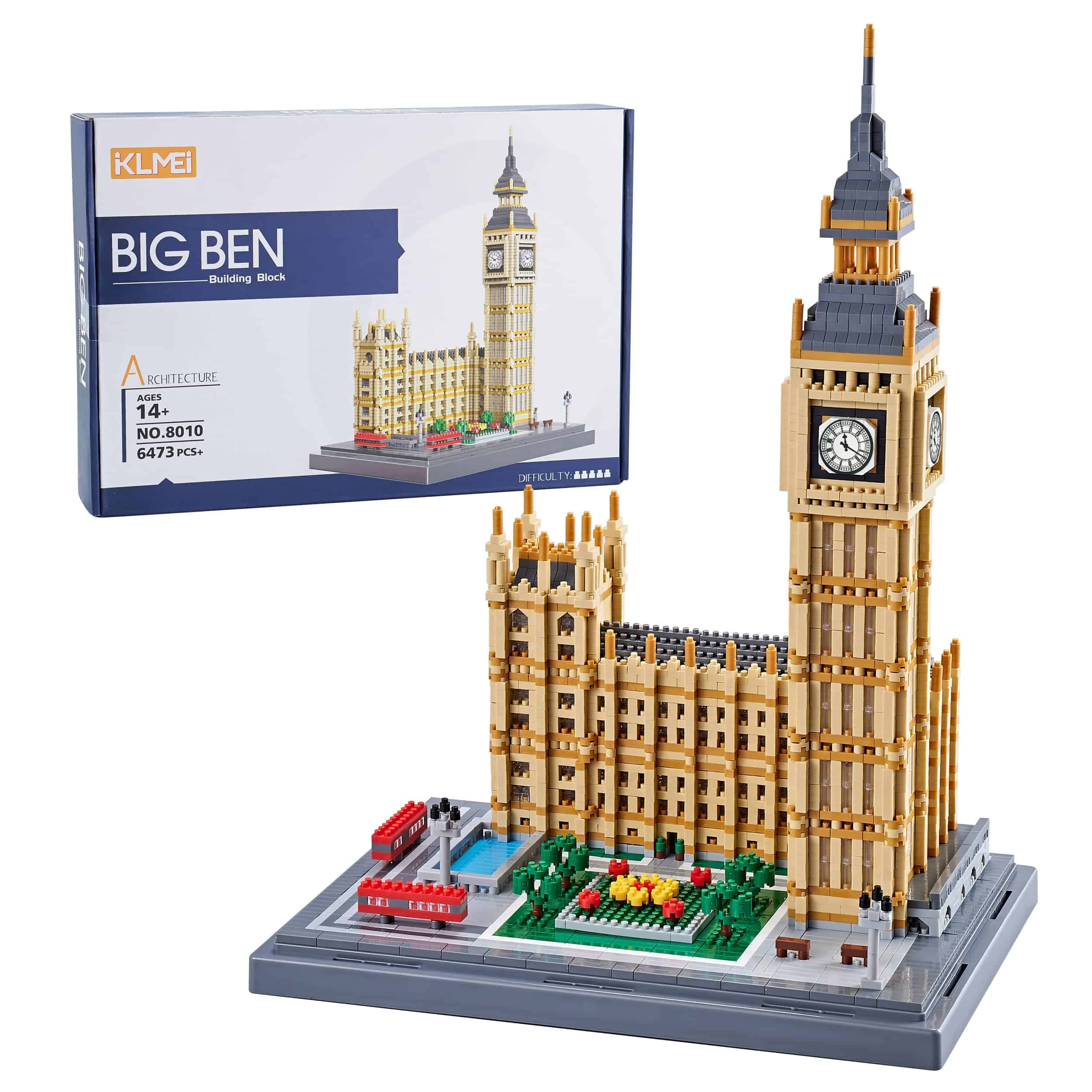Set de bloques de construcción del Real Big Ben KLMEi para