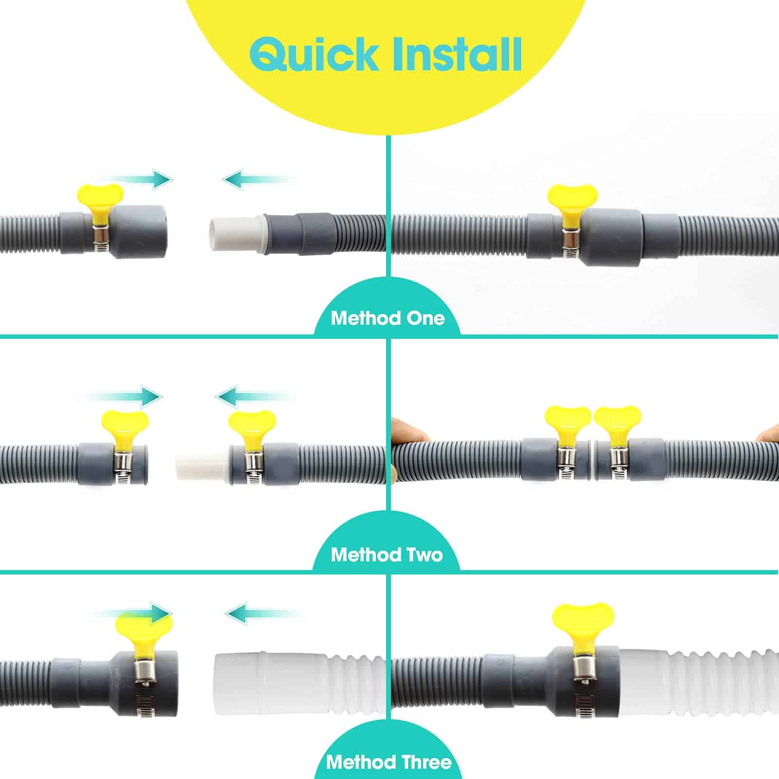 Kit de Extensión de Manguera de Drenaje Universal para - Imagen 5