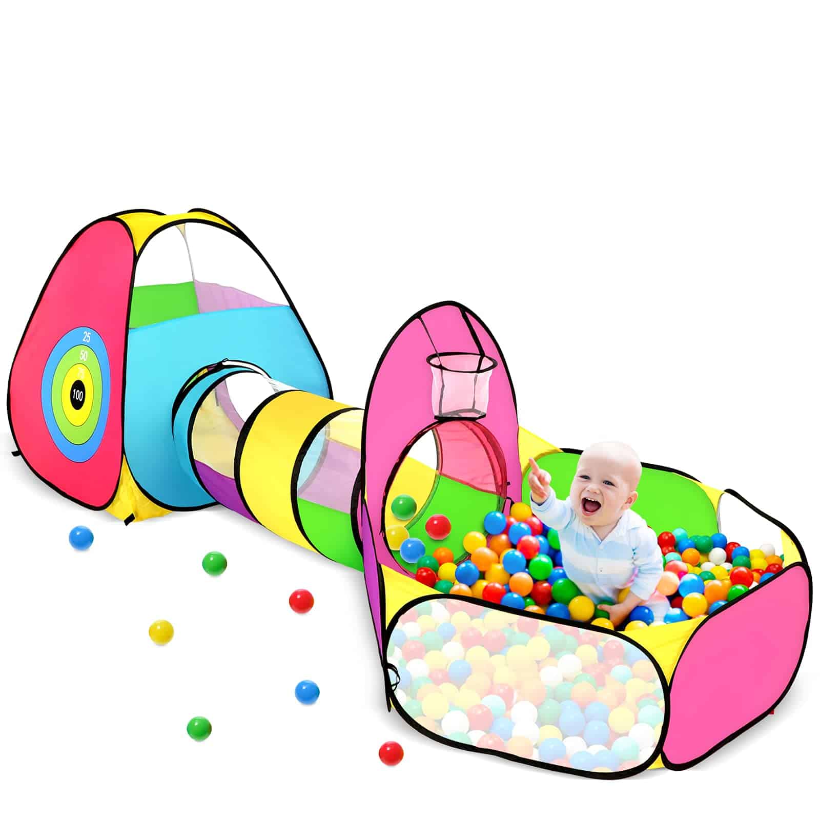 GeerWest 3PC Kids Ball Pits for Toddlers with Kids Play