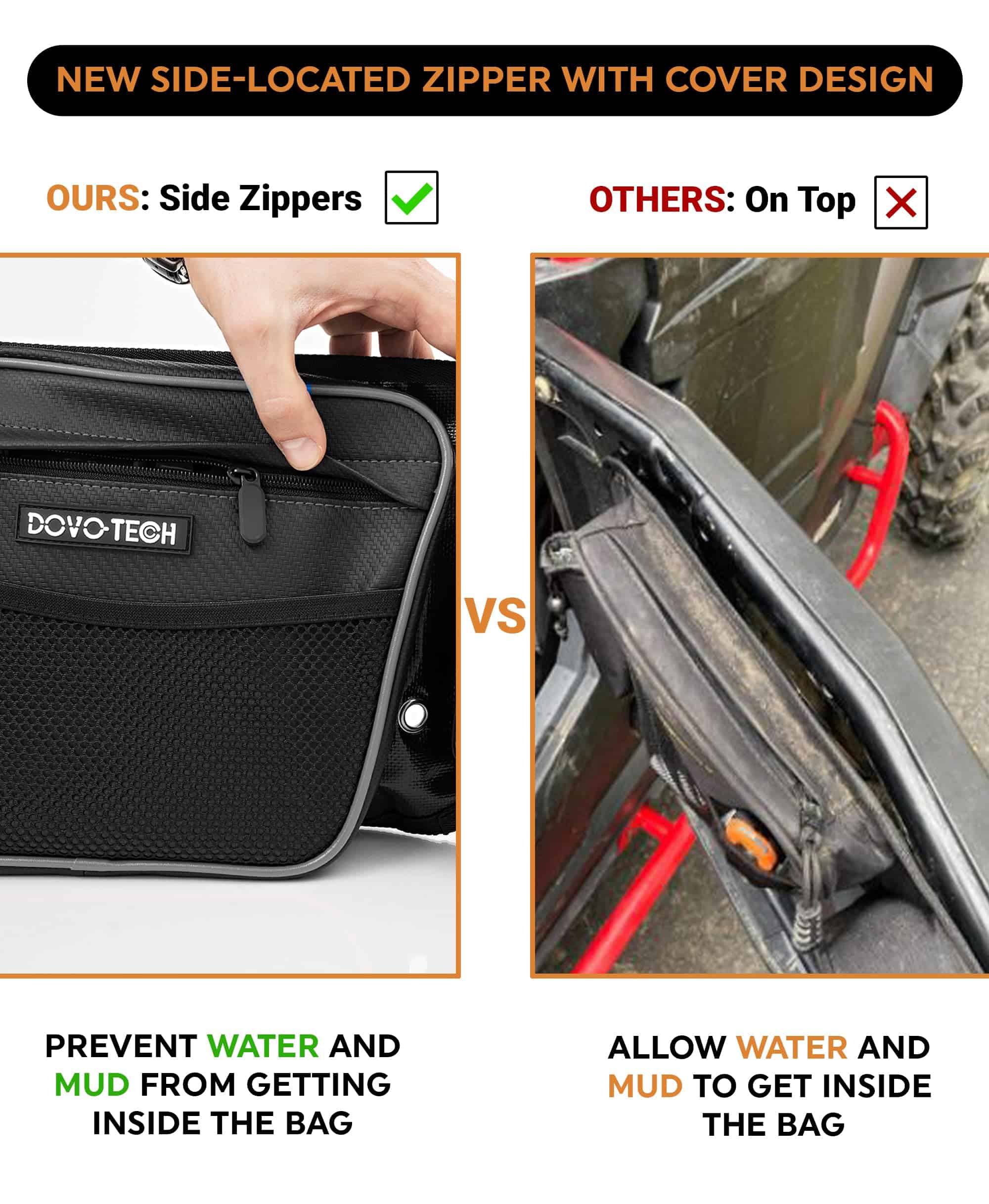 Bolsas de Puerta DOVOTECH para RZR, Bolsas de - Imagen 5