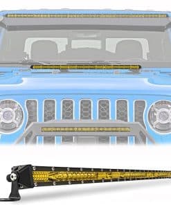 Barra de luces LED amarilla ultradelgada de 30 pulgadas