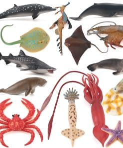 Conjunto de juguetes acuáticos de figuras de animales