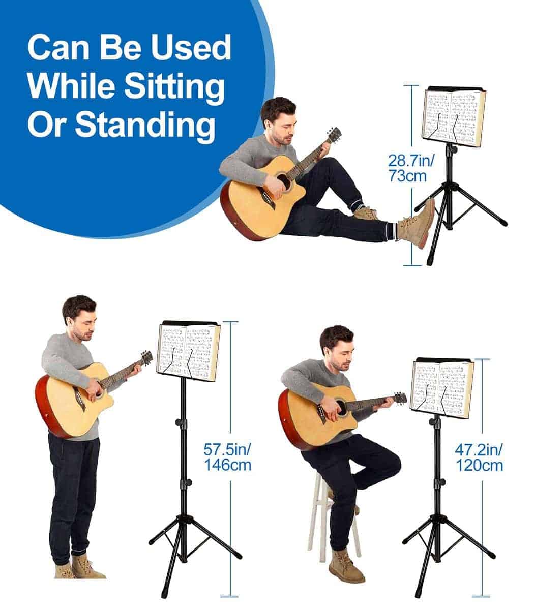 Soporte de música para partituras con soporte para - Imagen 5