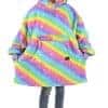 Manta con Capucha Catalonia Rainbow para Niños, Sudadera