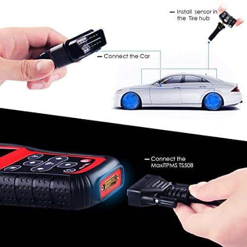 Autel MaxiTPMS TS508 Herramienta de Programación TPMS, - Imagen 3