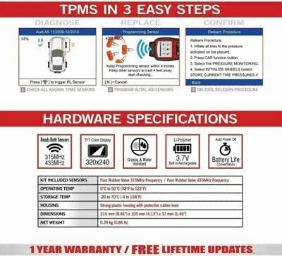 Autel MaxiTPMS TS508 Herramienta de Programación TPMS, - Imagen 8