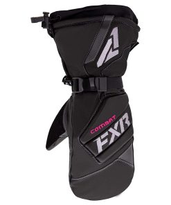 Guantes de Cuero de Combate para Mujer FXR (Negro - Extra