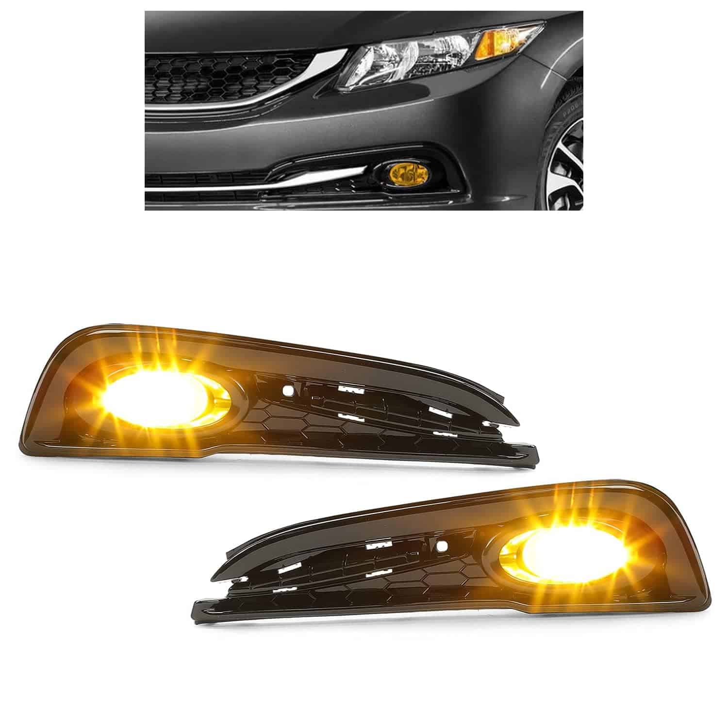 Luces antiniebla HECASA compatibles con Honda Civic 4