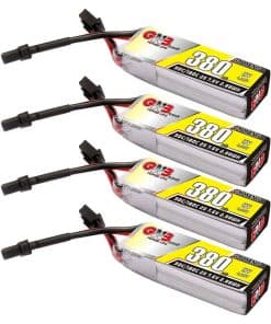 GAONENG 4PCS GNB 2S 7.6V HV 380mAh 90C 180C Batería LiPo