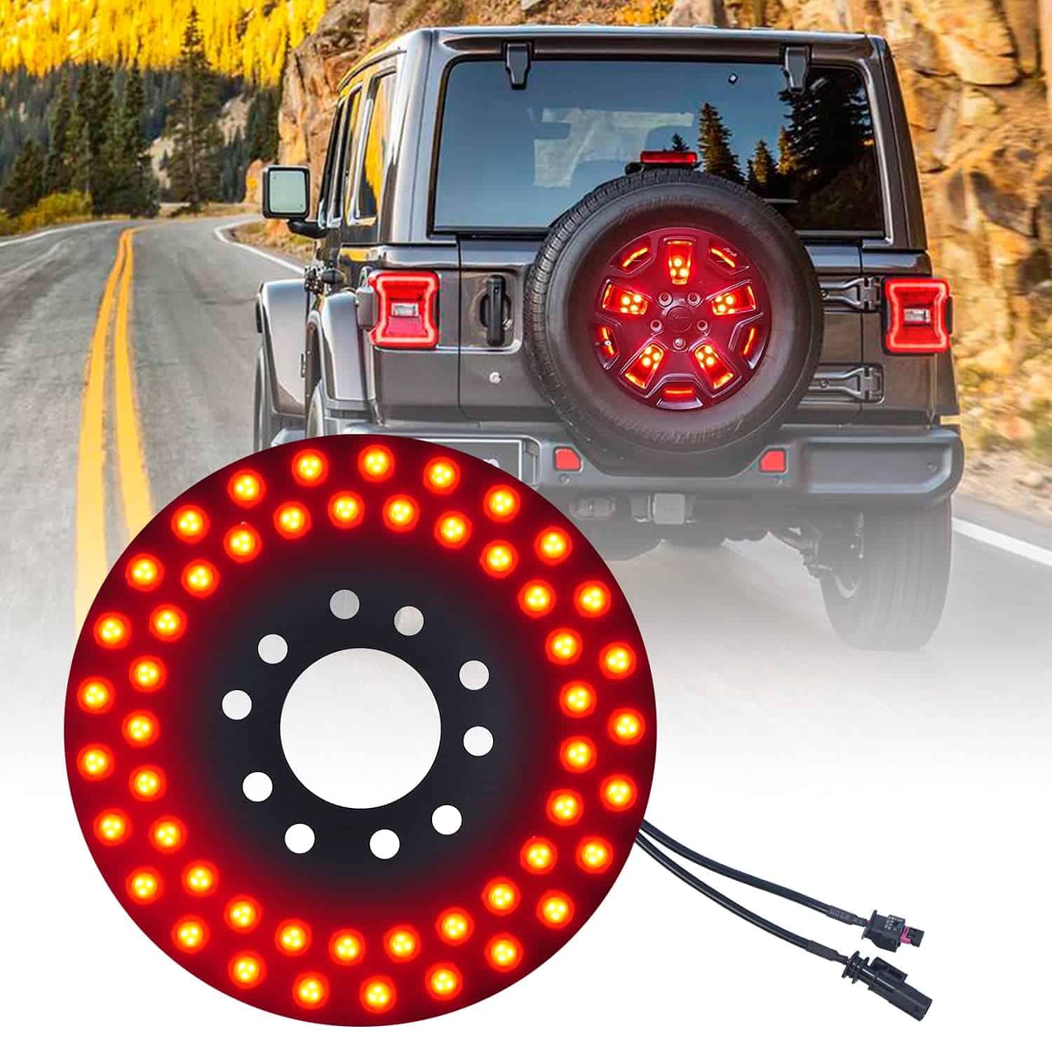 omotor 50pcs Led para Jeep Luz de freno de repuesto Tercera