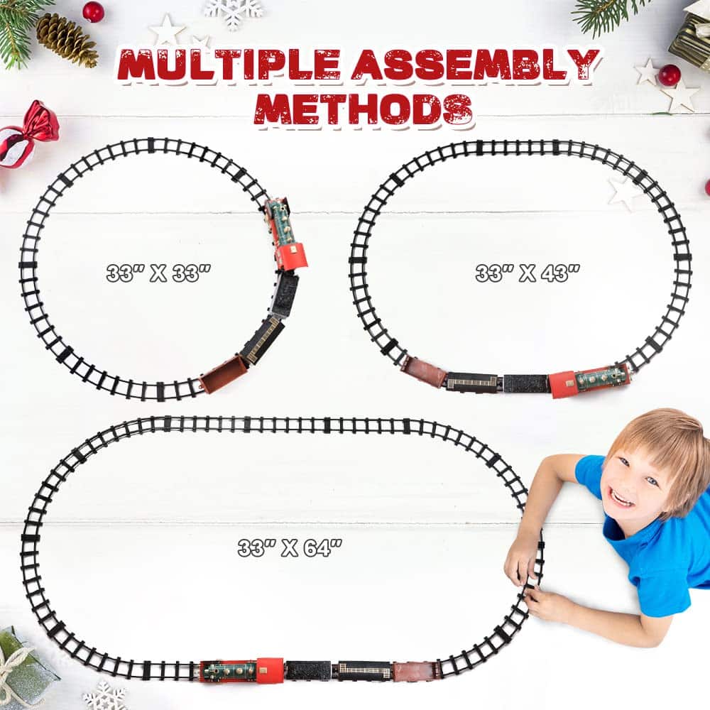 Set de Tren de Control Remoto - Tren Eléctrico de Juguete - Imagen 9