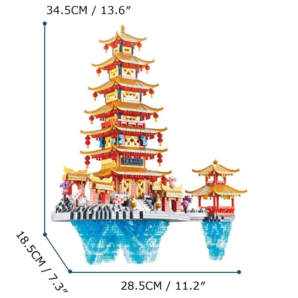 Set de Bloques de Construcción TzFioy Penglai Asgard - Imagen 3