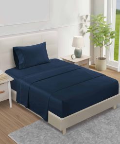 Juego de sábanas y fundas de almohada de bolsillo profundo