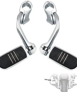 FOVPLUE 1.25" Highway Footpegs,Long -Chrome